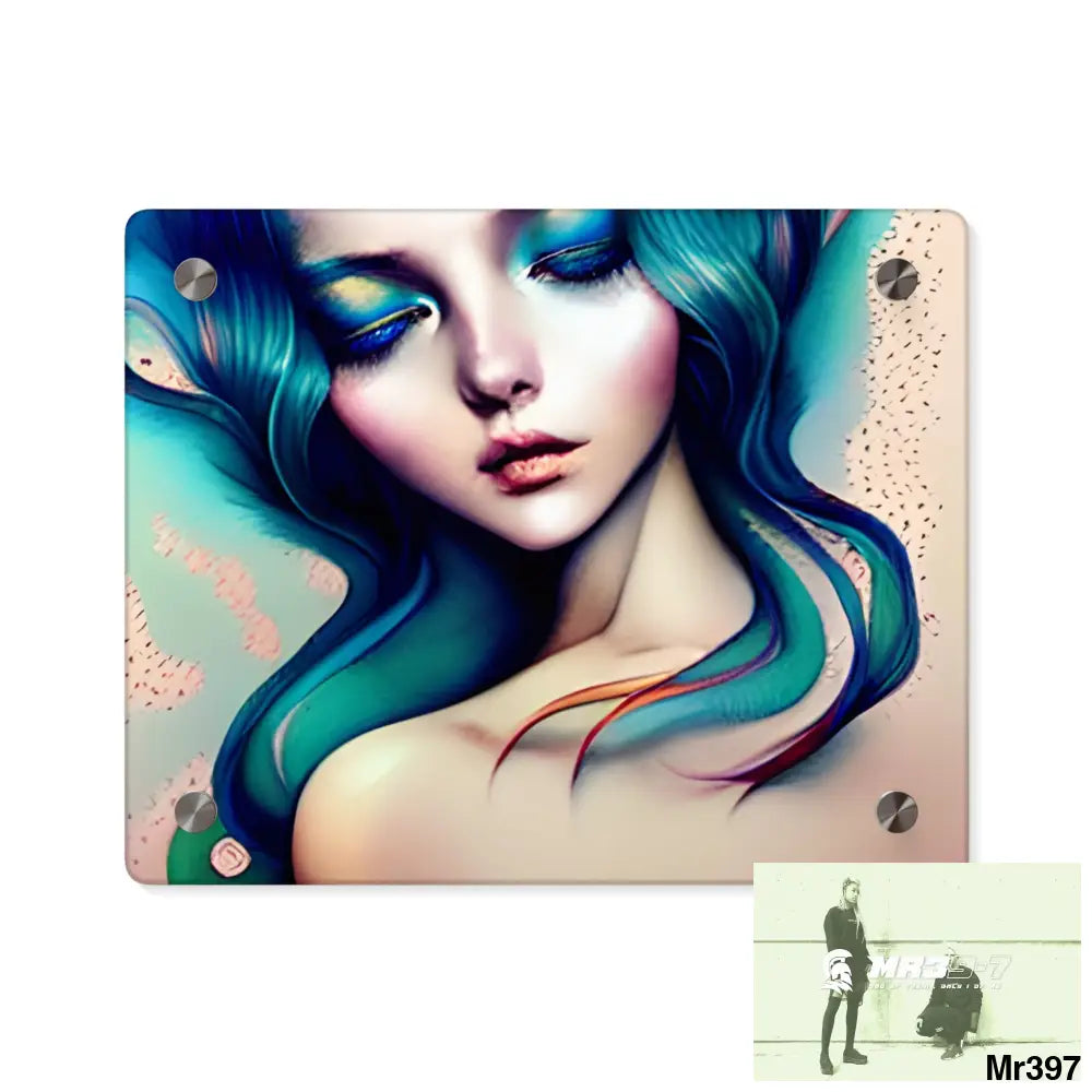 Many Faces at Common Places in the Style of Anna Wall Art Panels 10″ x 8″ (Horizontal) / 0.25’’ Home Decor