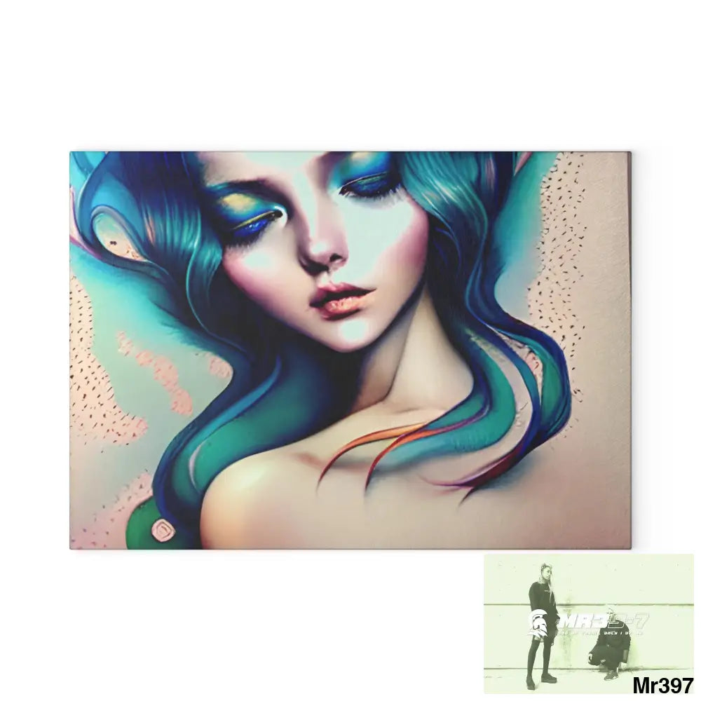 Many faces in common places in the style of Anna Glass Cutting Board 8’’ x 11’’ / Rectangle Home Decor