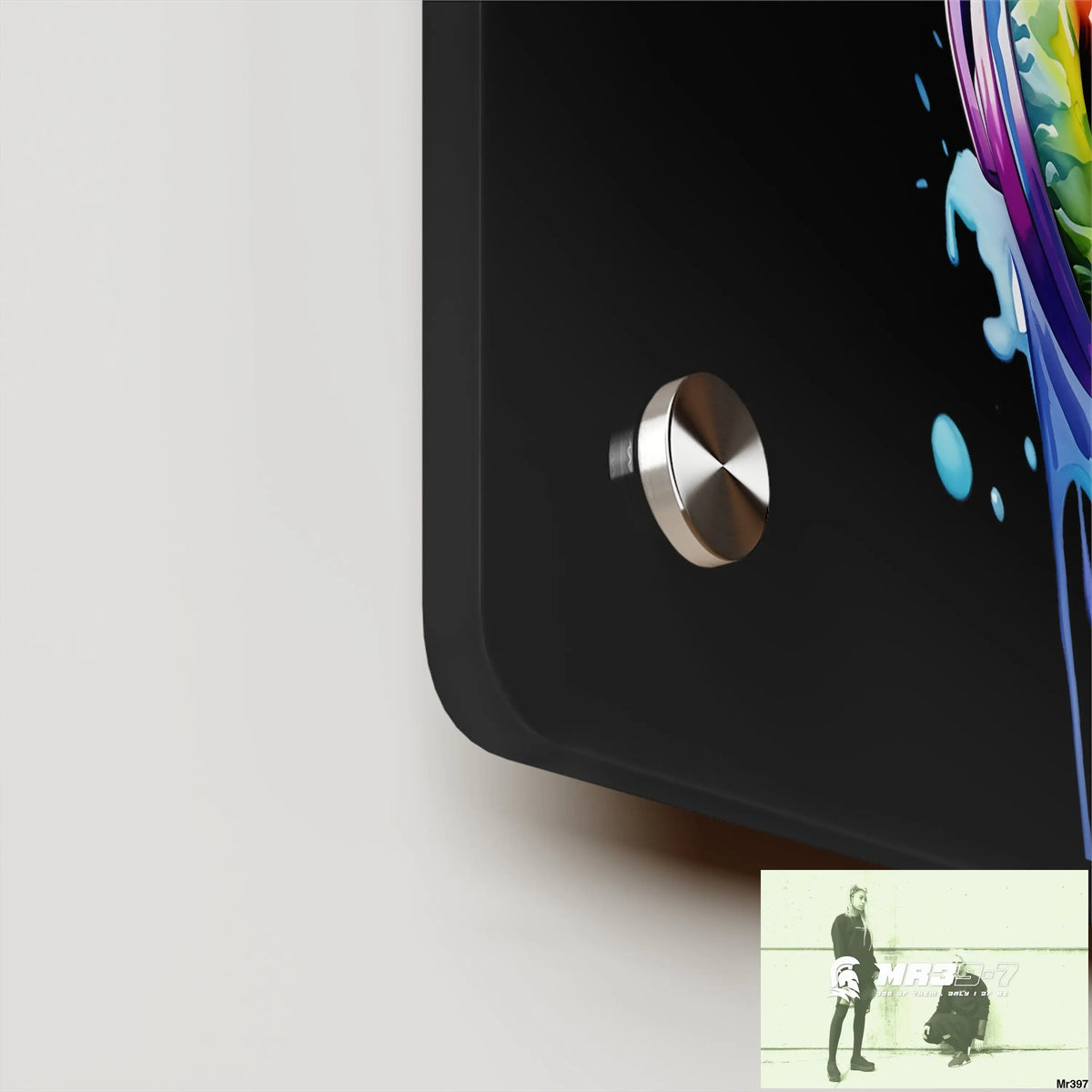 Melting headphones Acrylic Wall Art Panels Home Decor