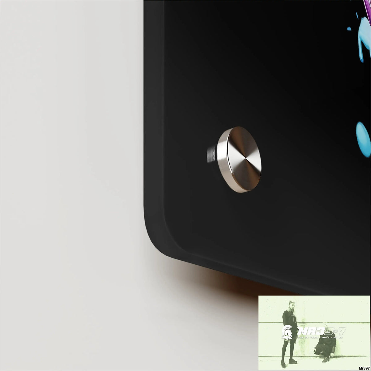 Melting headphones Acrylic Wall Art Panels Home Decor