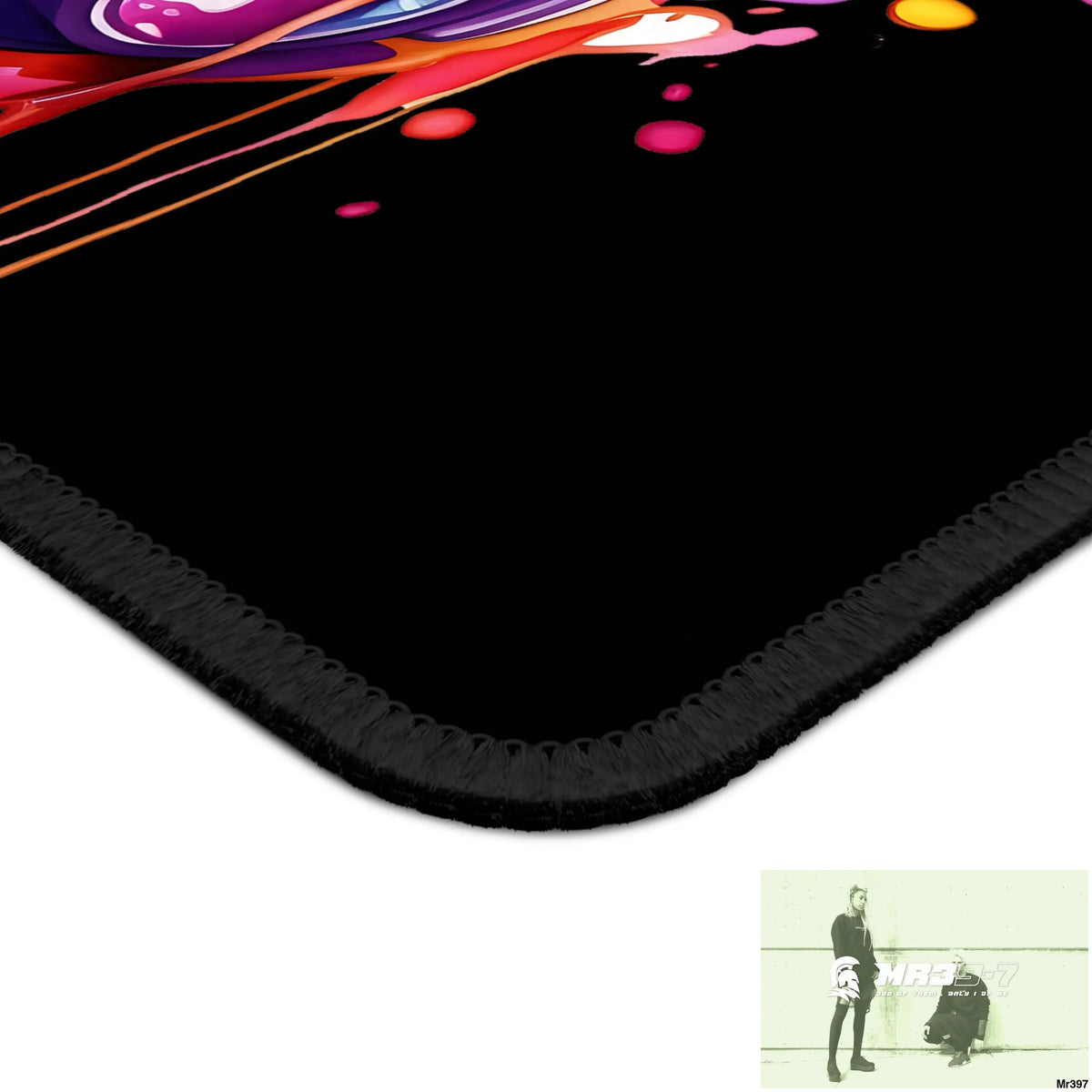 Melting headphones art Gaming Mouse Pad Rectangle / 9’’ × 7’’ Home Decor