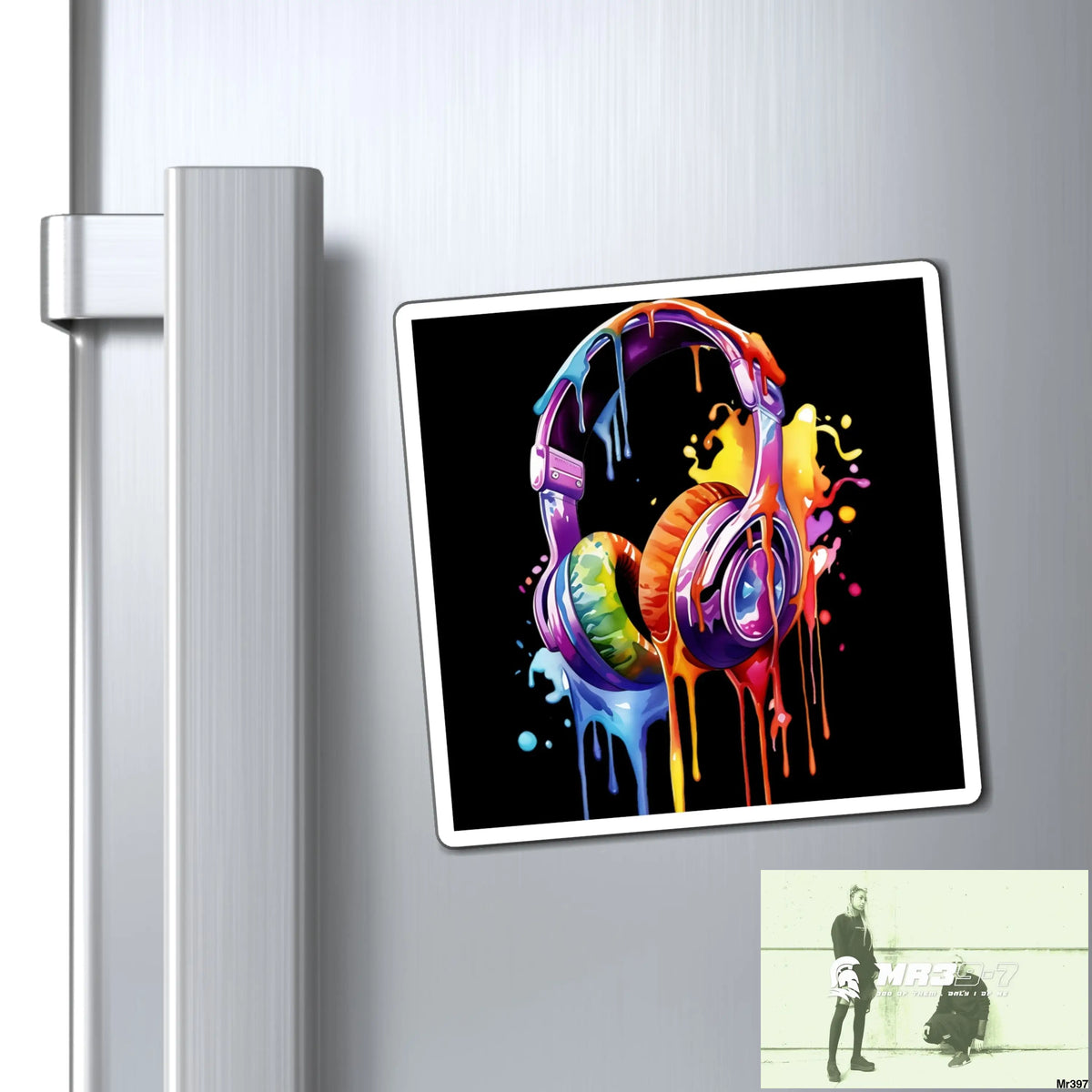 Melting headphones Magnet Paper products