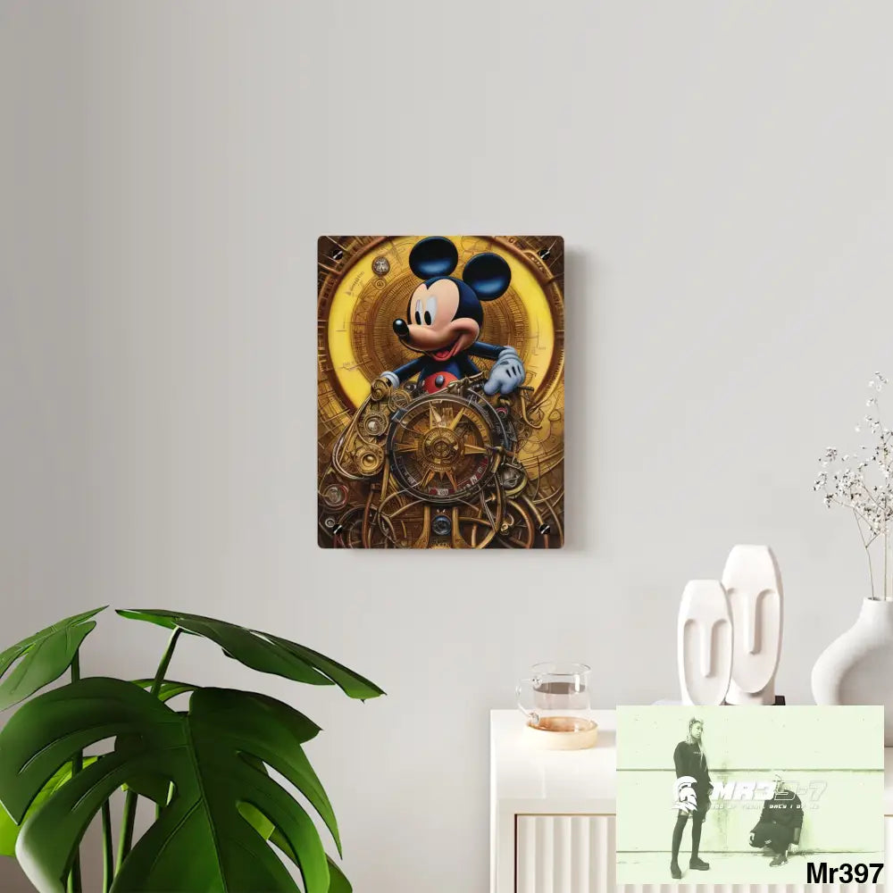 Mickey Mouse Comic Fantasy Poster Acrylic Wall Art Panels Home Decor