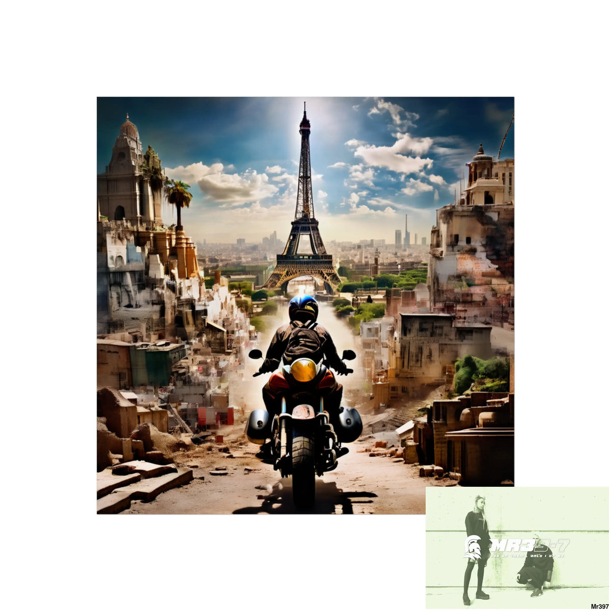 Miles and Maps 2008 - 2011 No 10 Fine Art Posters 30″ x 30″ / Matte Poster