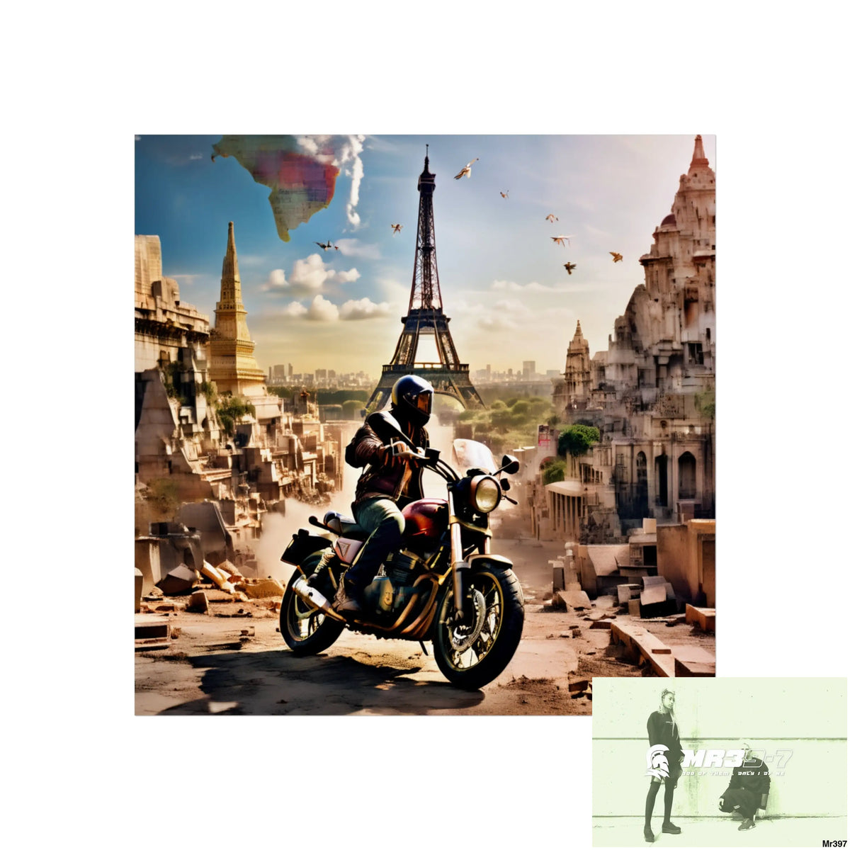 Miles and Maps 2008 - 2011 No 11 Fine Art Posters 30″ x 30″ / Matte Poster