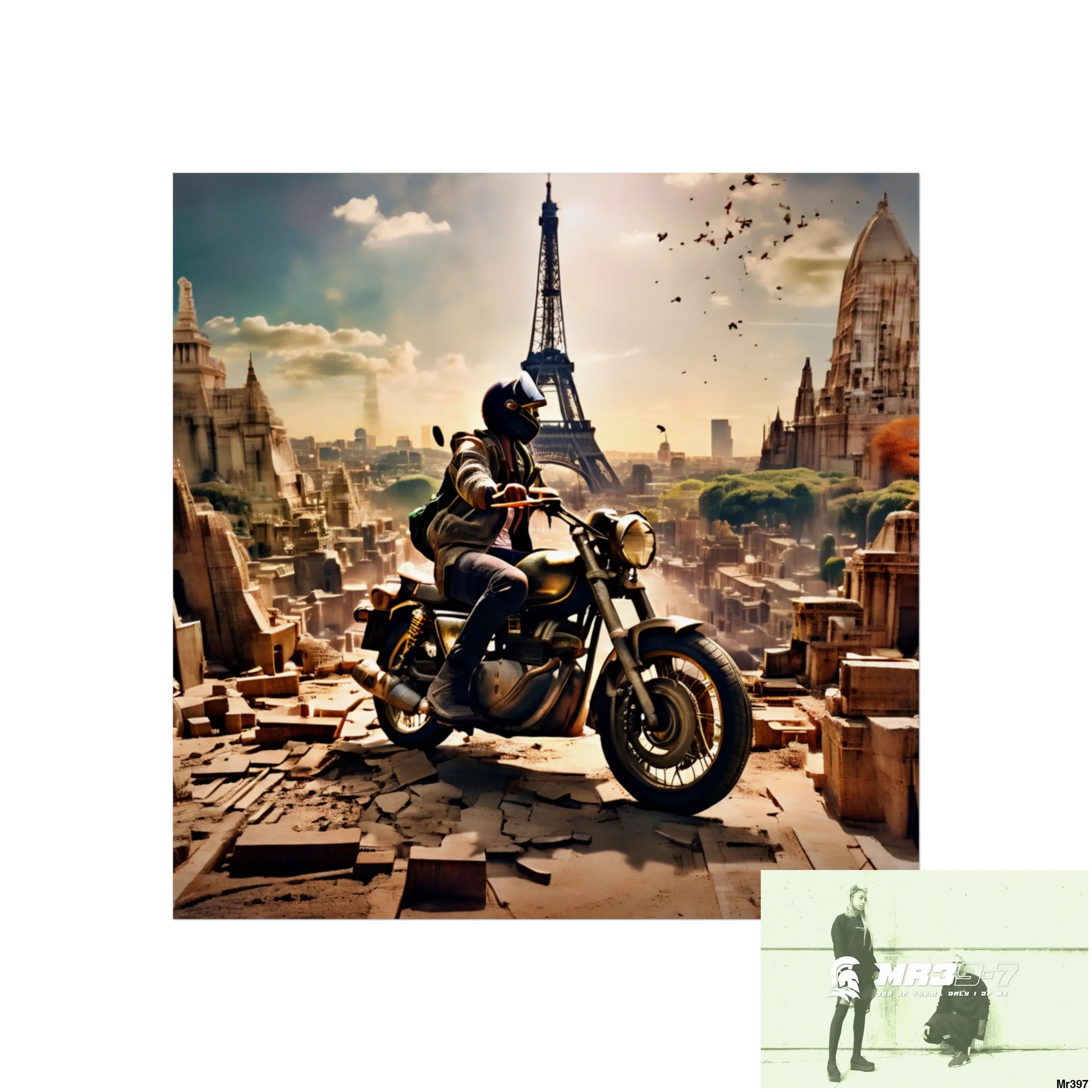 Miles and Maps 2008 - 2011 No 12 Fine Art Posters 30″ x 30″ / Matte Poster