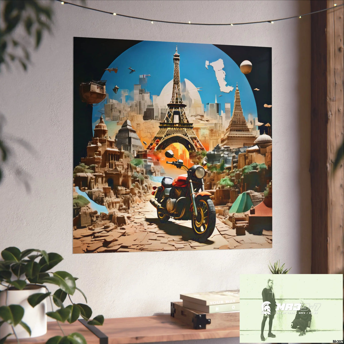 Miles and Maps 2008 - 2011 No 13 Fine Art Posters Poster