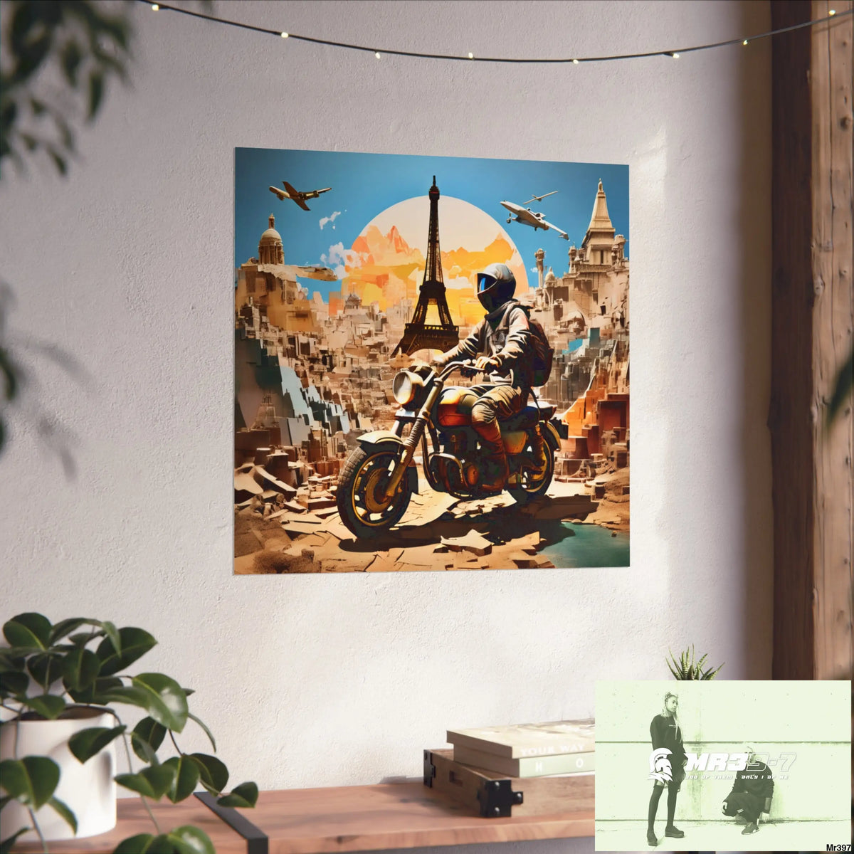 Miles and Maps 2008 - 2011 No 13 Fine Art Posters Poster