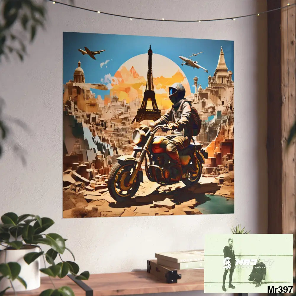 Miles and Maps 2008 - 2011 No 13 Fine Art Posters Poster