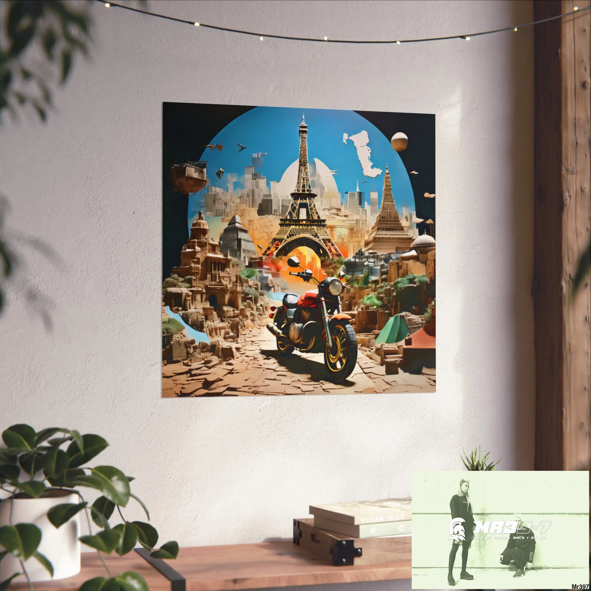 Miles and Maps 2008 - 2011 No 13 Fine Art Posters Poster