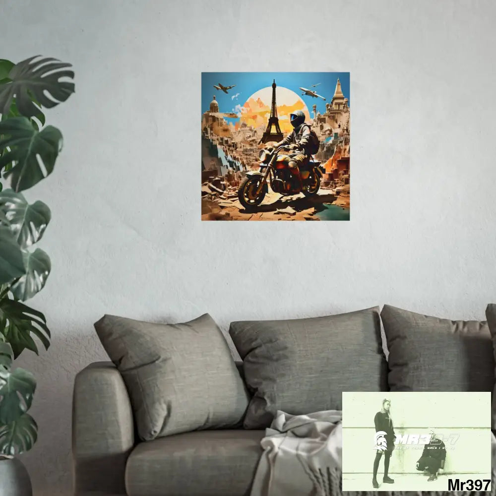 Miles and Maps 2008 - 2011 No 13 Fine Art Posters Poster