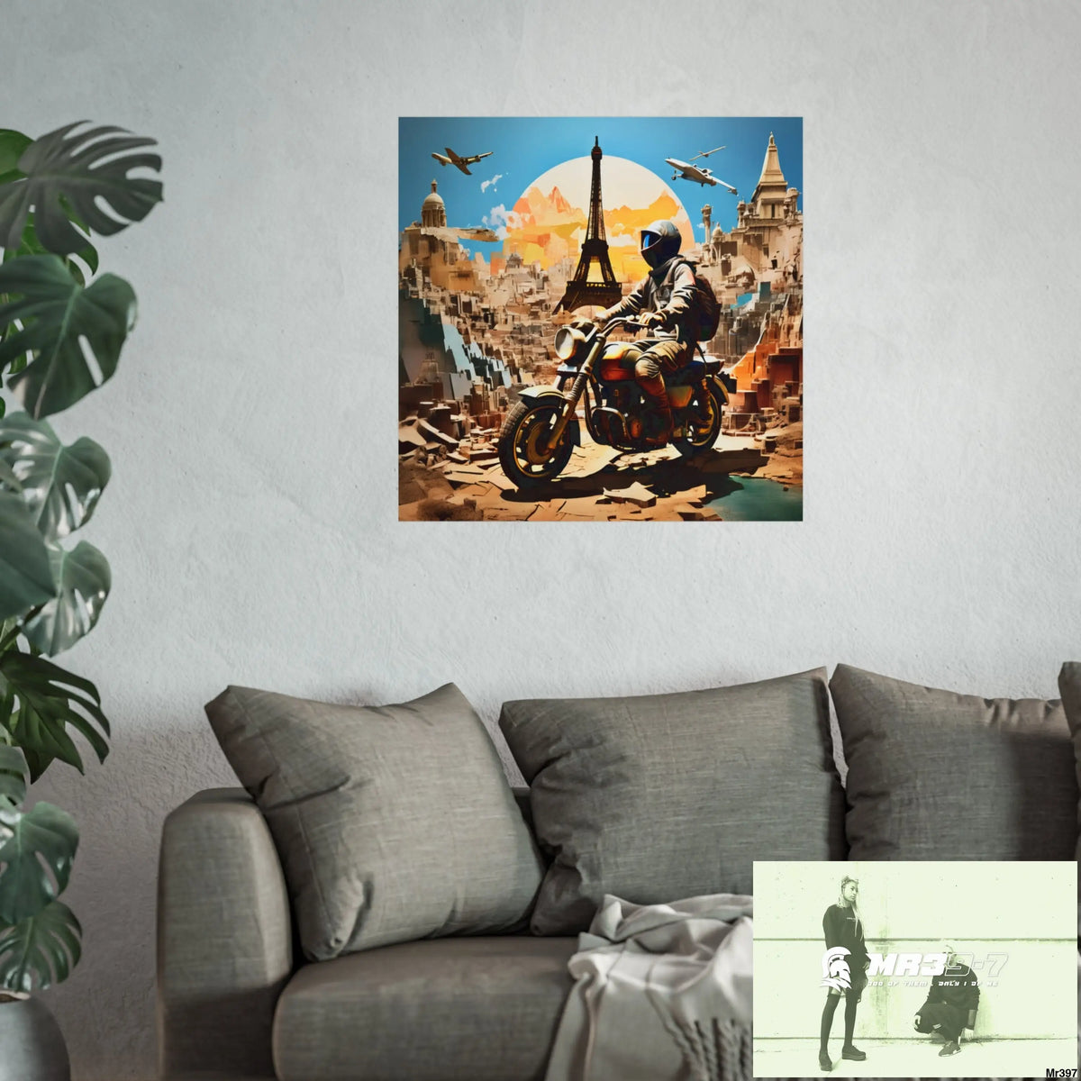 Miles and Maps 2008 - 2011 No 13 Fine Art Posters Poster