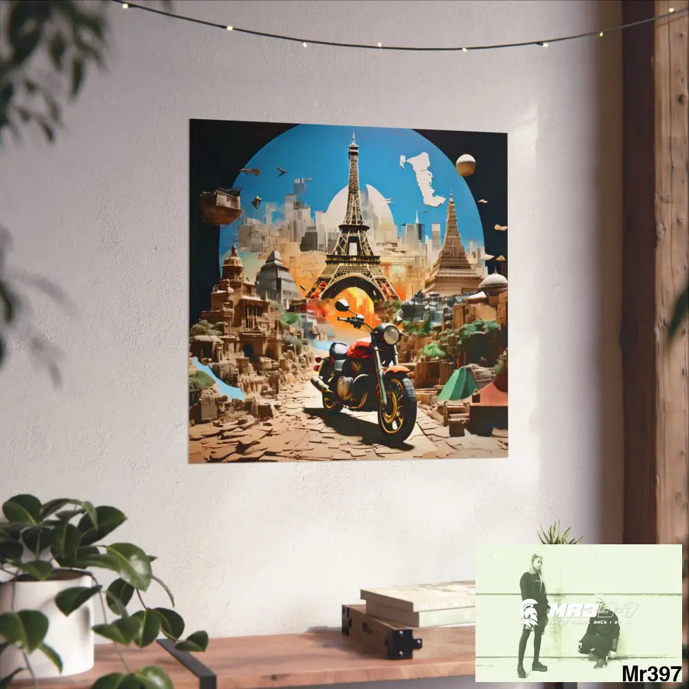 Miles and Maps 2008 - 2011 No 13 Fine Art Posters Poster