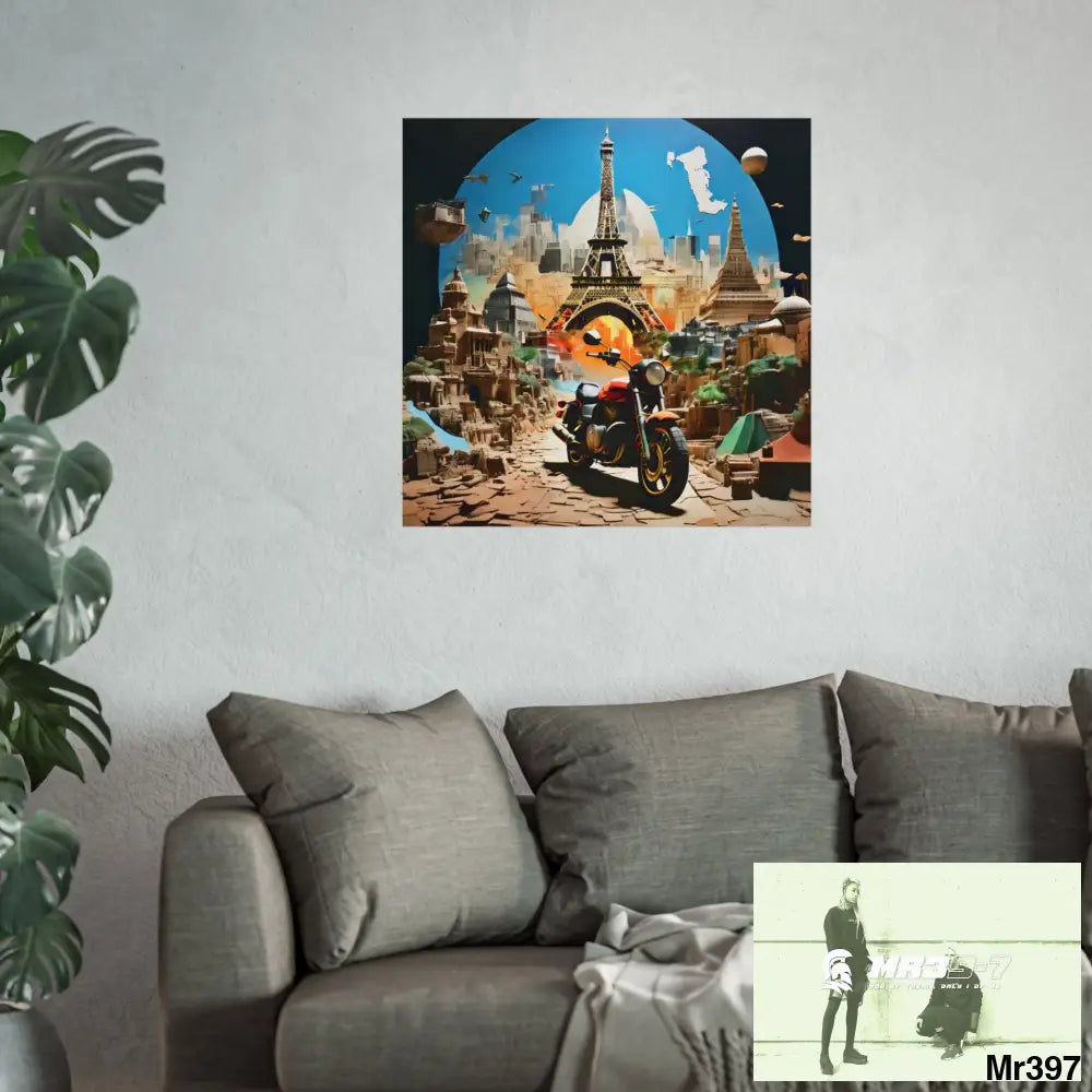 Miles and Maps 2008 - 2011 No 13 Fine Art Posters Poster