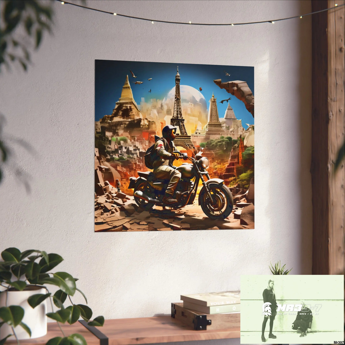Miles and Maps 2008 - 2011 No 15 Fine Art Posters Poster