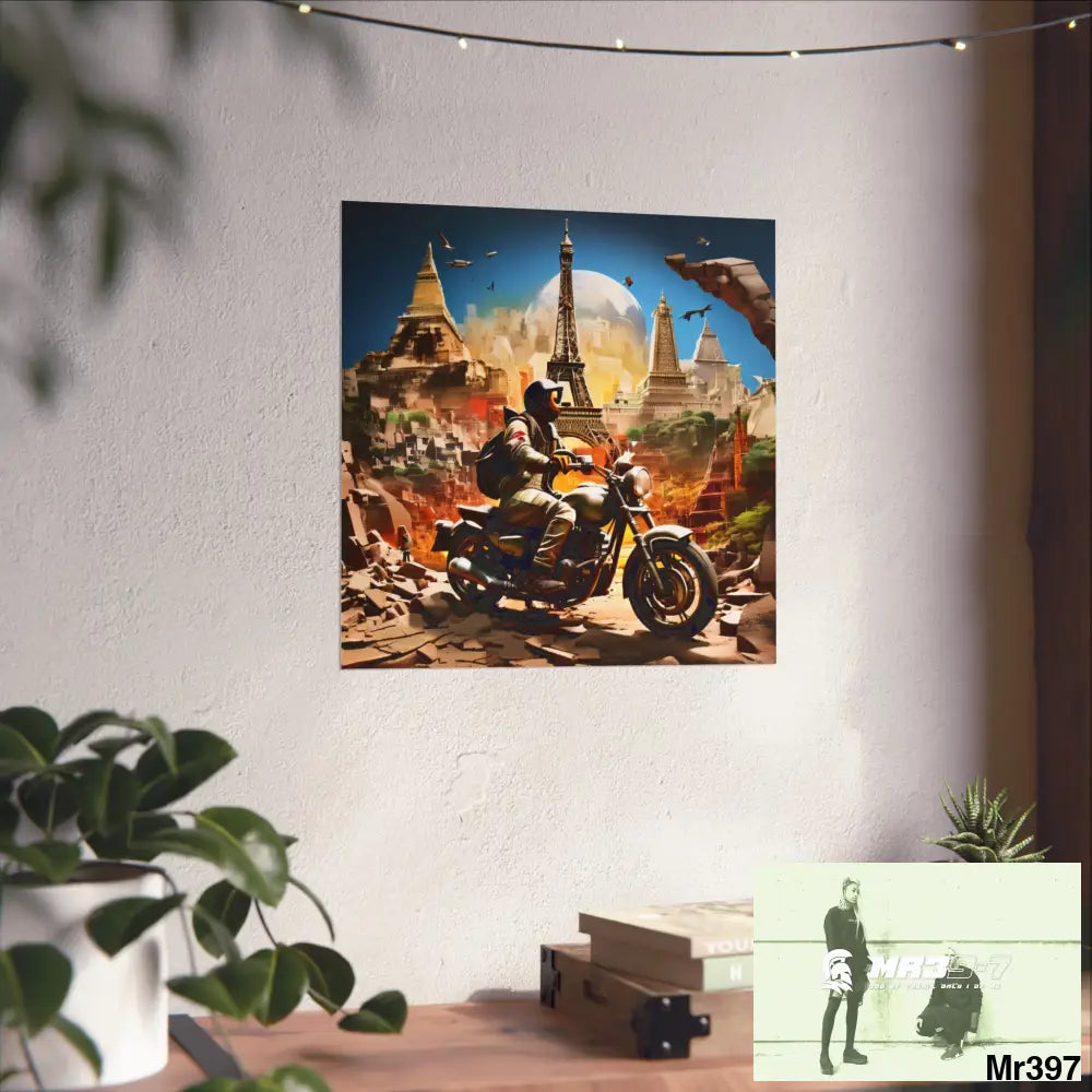 Miles and Maps 2008 - 2011 No 15 Fine Art Posters Poster