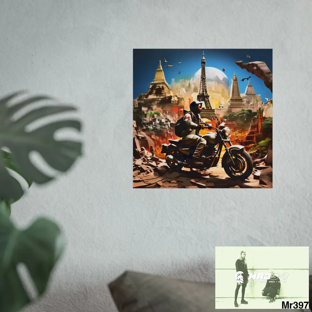 Miles and Maps 2008 - 2011 No 15 Fine Art Posters Poster