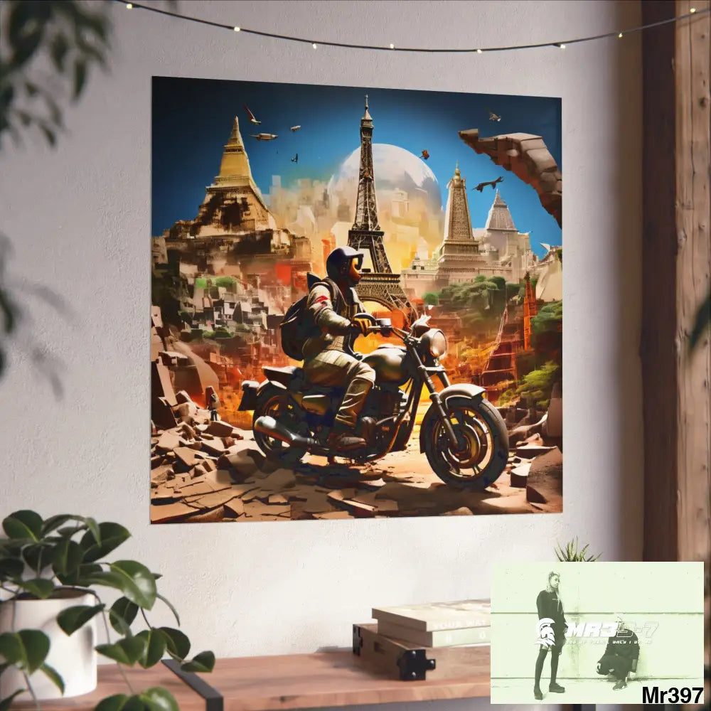 Miles and Maps 2008 - 2011 No 15 Fine Art Posters Poster