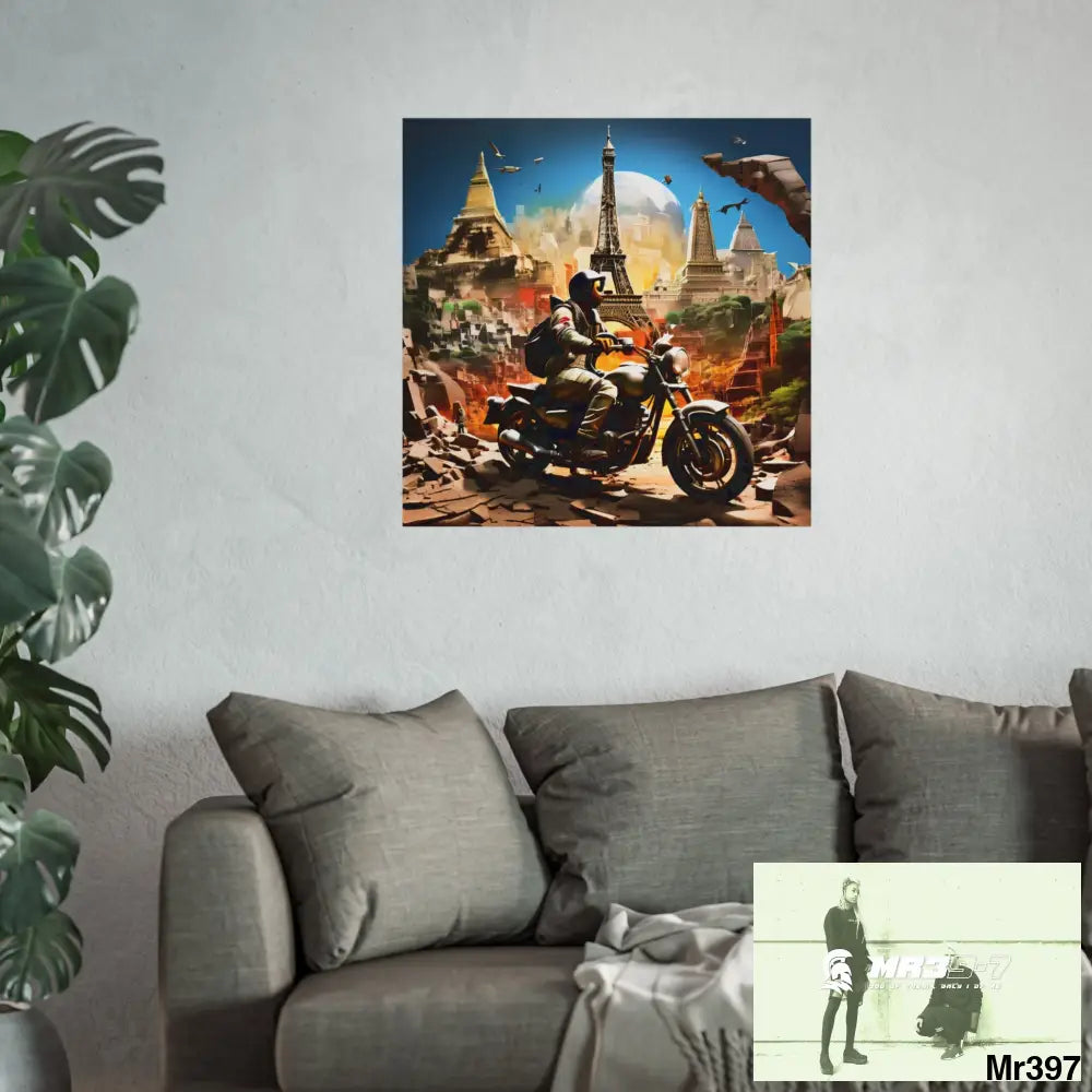 Miles and Maps 2008 - 2011 No 15 Fine Art Posters Poster