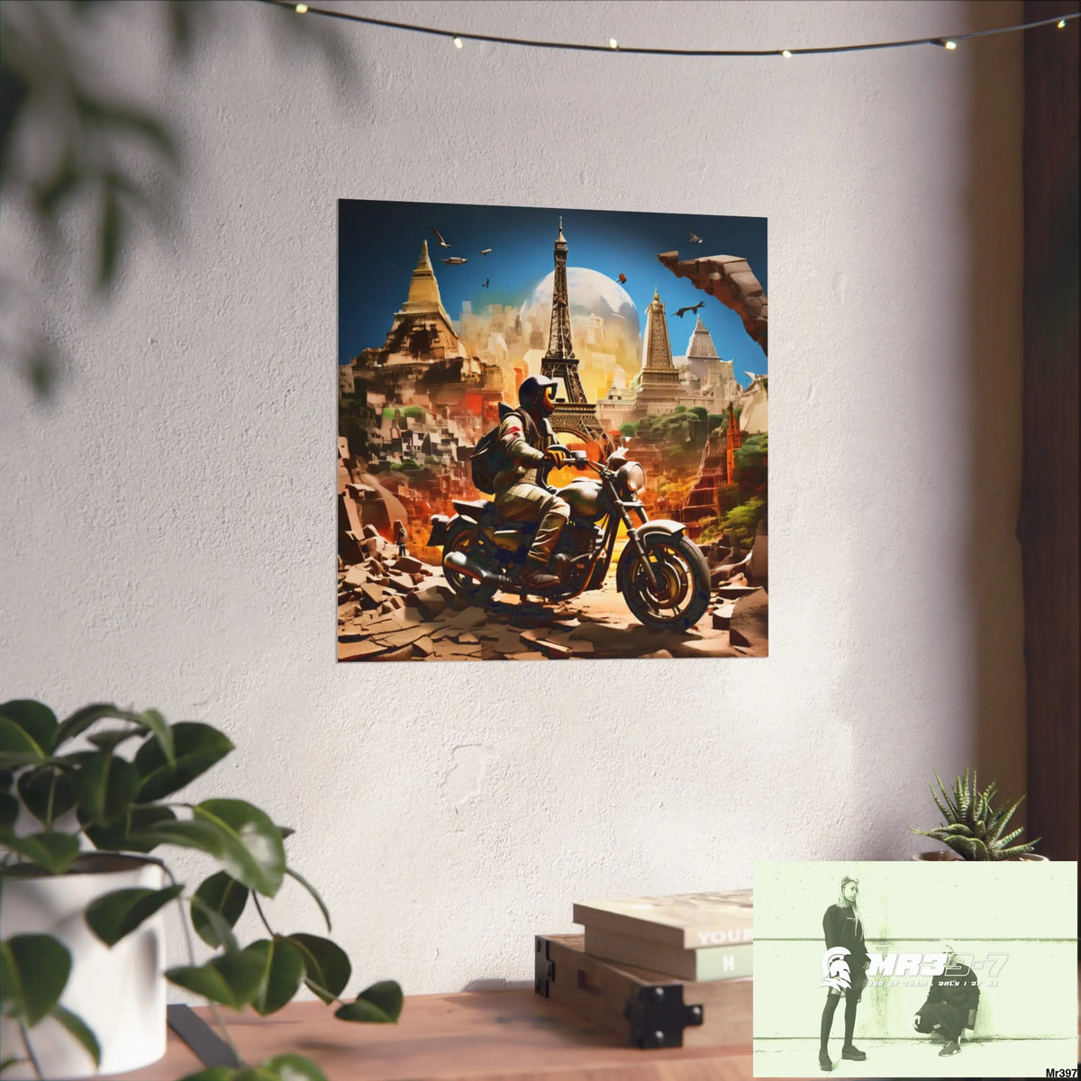 Miles and Maps 2008 - 2011 No 15 Fine Art Posters Poster