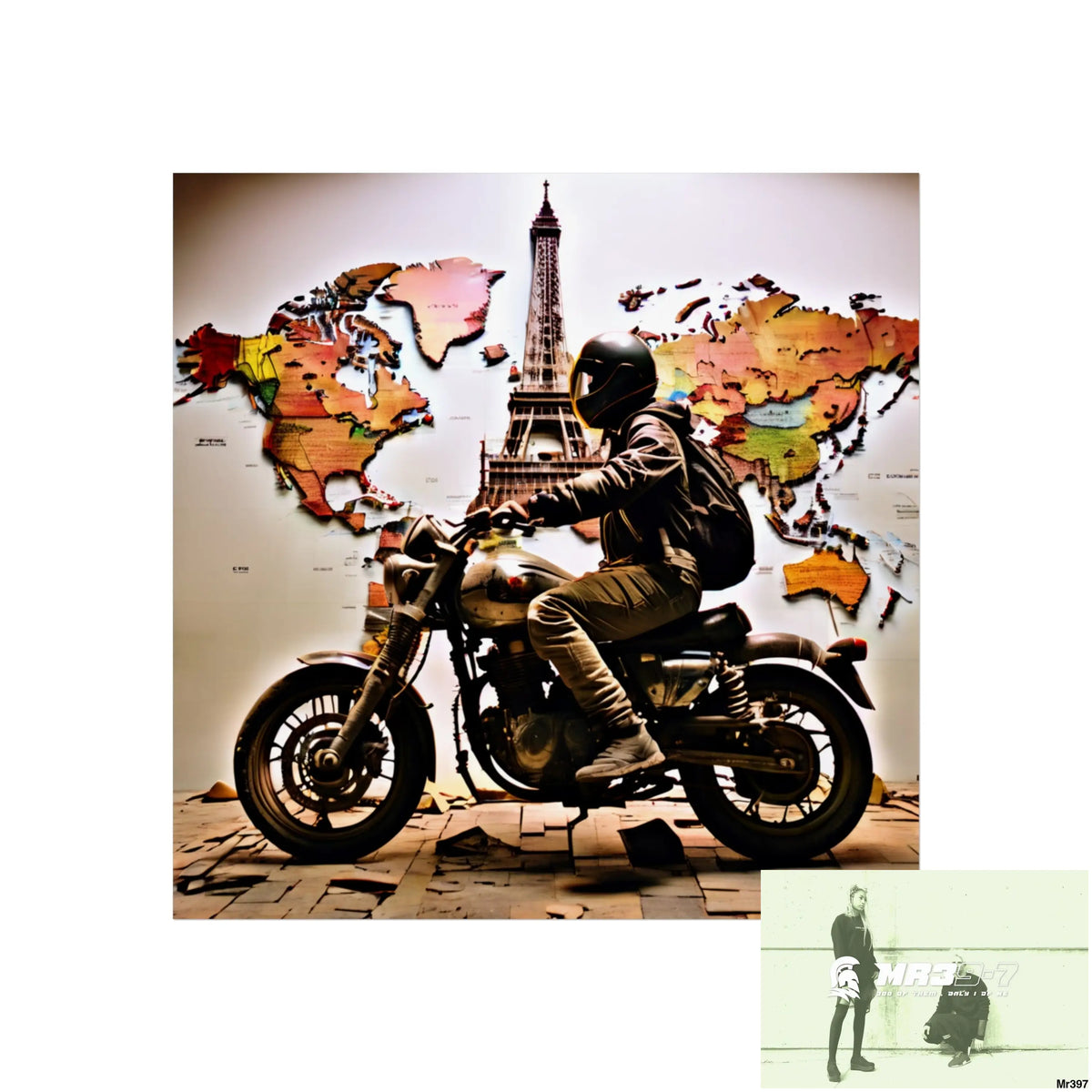 Miles and Maps 2008 - 2011 No 16 Fine Art Posters 30″ x 30″ / Matte Poster
