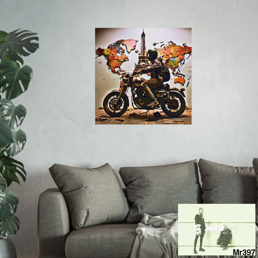 Miles and Maps 2008 - 2011 No 16 Fine Art Posters Poster