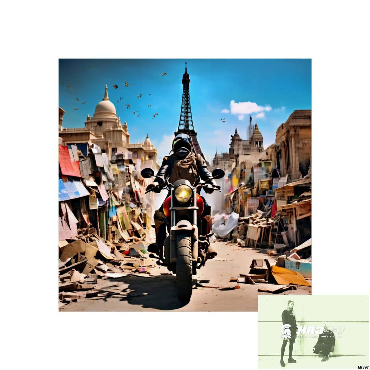 Miles and Maps 2008 - 2011 No 17 Fine Art Posters 16″ x 16″ / Matte Poster