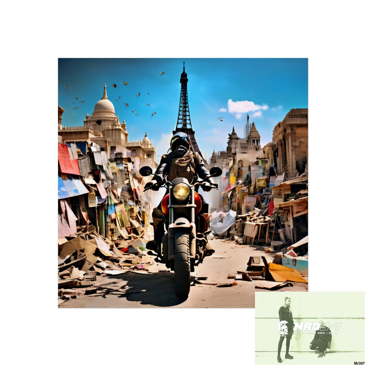 Miles and Maps 2008 - 2011 No 17 Fine Art Posters 24″ x 24″ / Matte Poster
