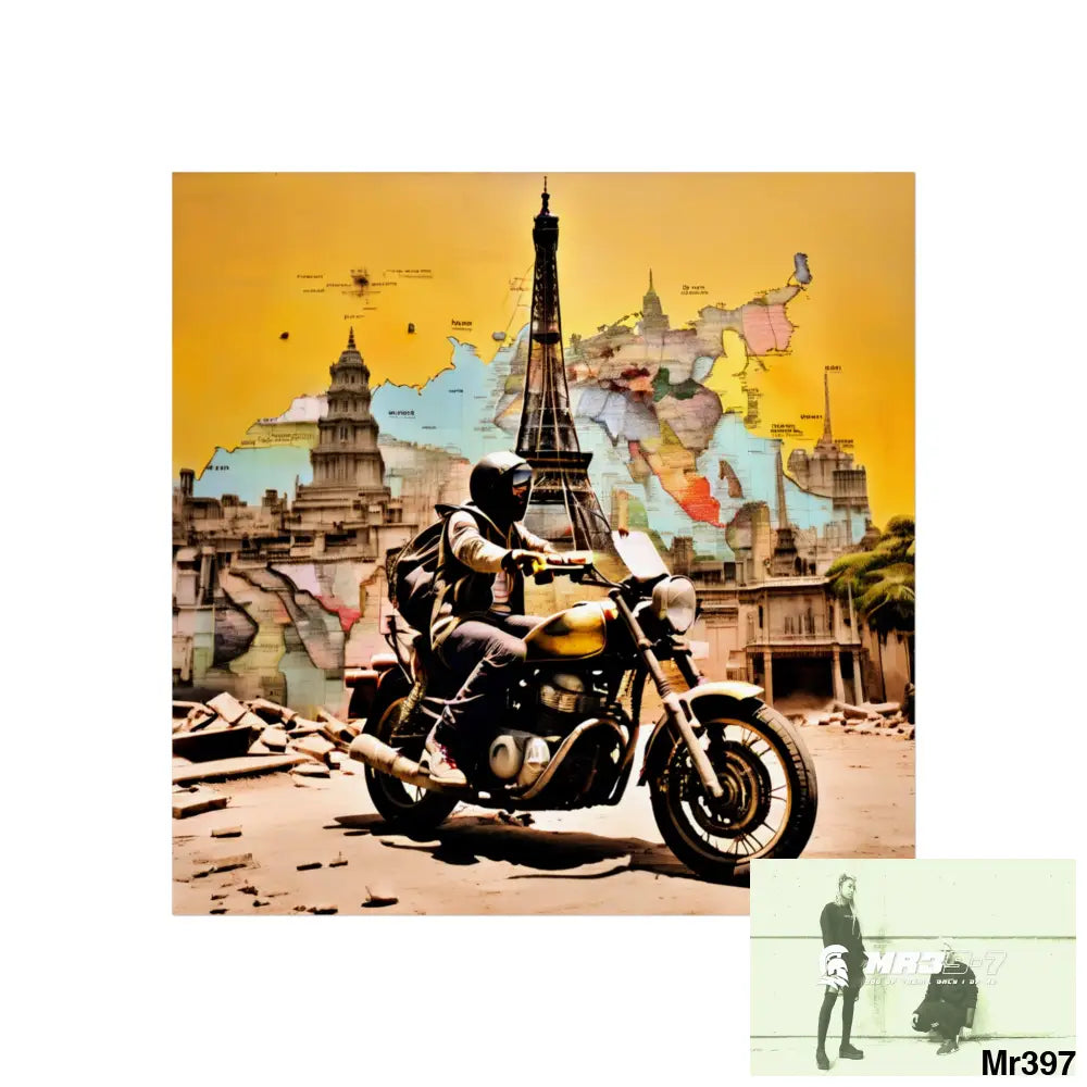 Miles and Maps 2008 - 2011 No 18 Fine Art Posters 24″ x 24″ / Matte Poster