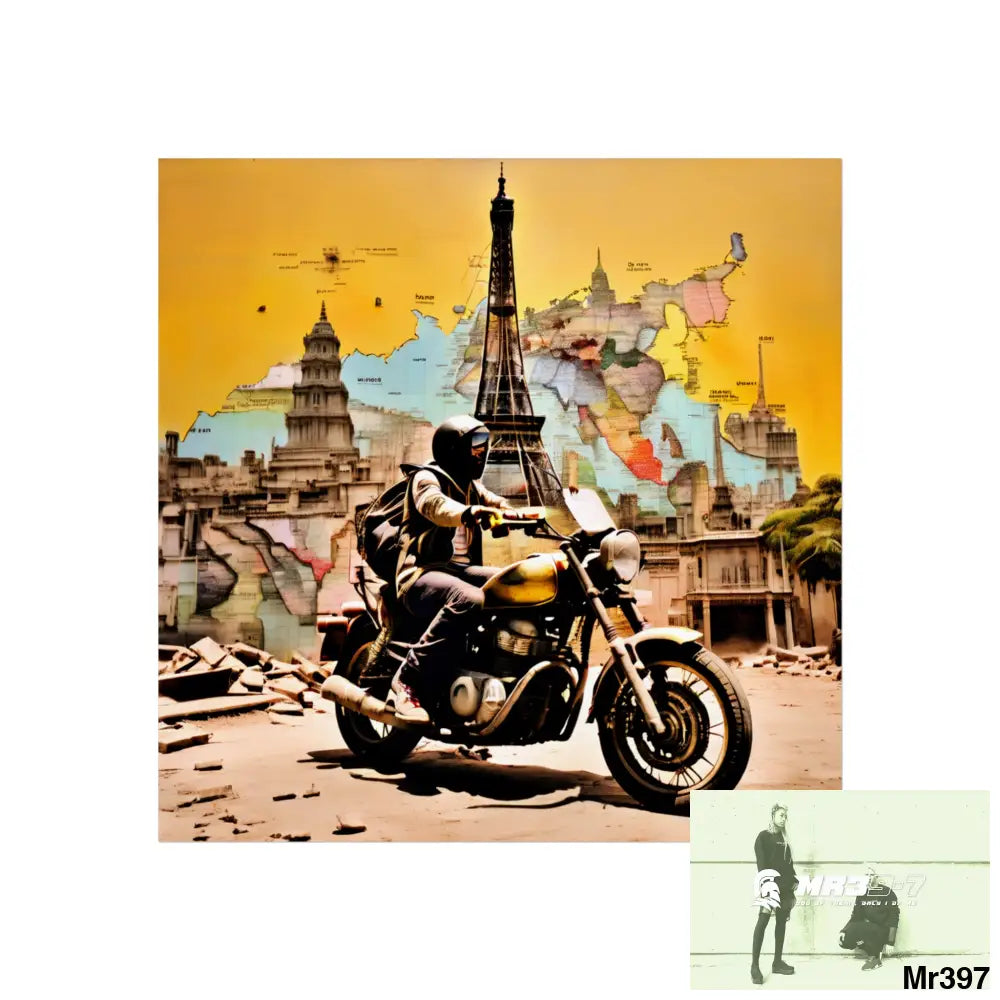 Miles and Maps 2008 - 2011 No 18 Fine Art Posters 30″ x 30″ / Matte Poster