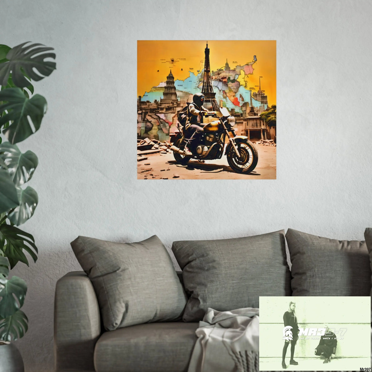 Miles and Maps 2008 - 2011 No 18 Fine Art Posters Poster