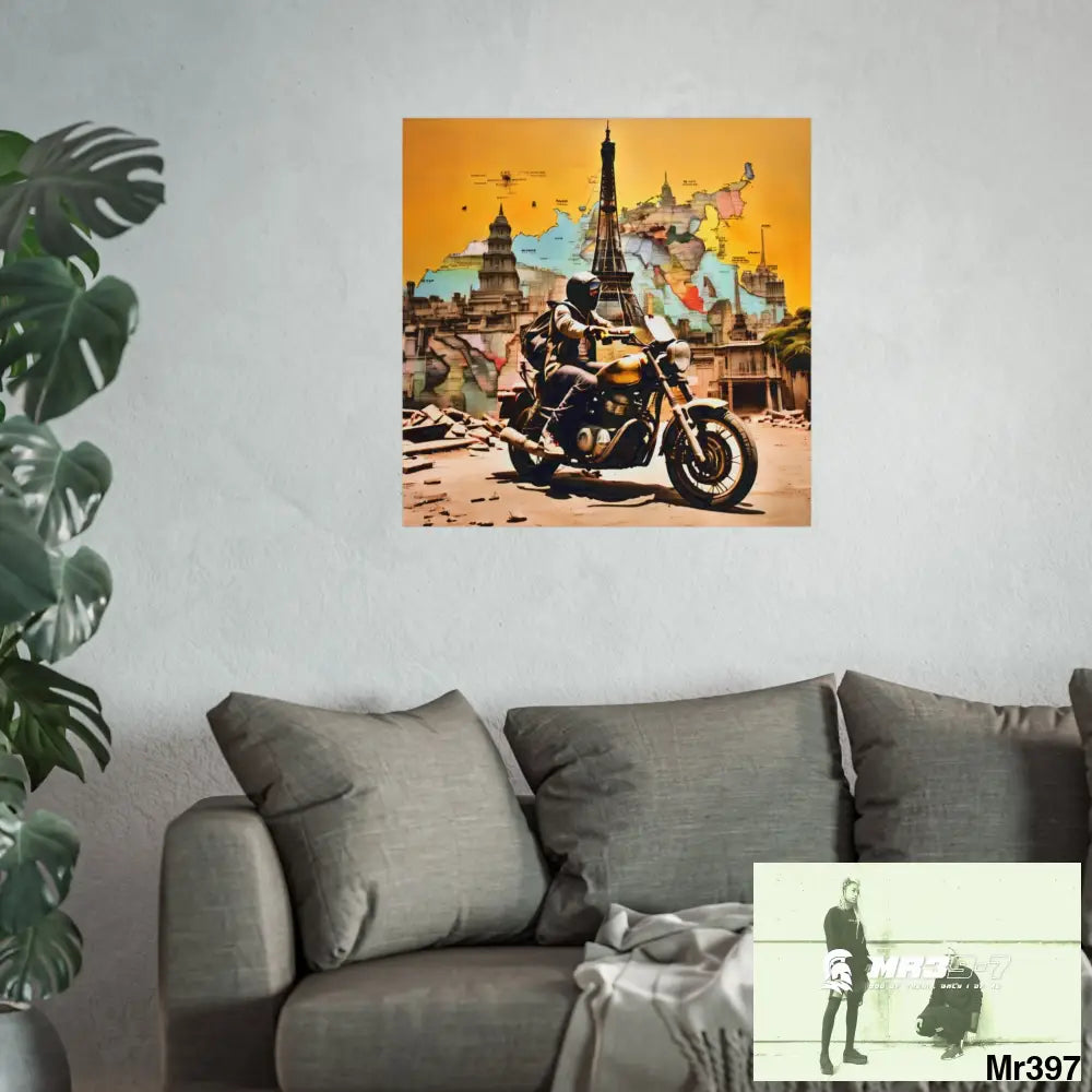 Miles and Maps 2008 - 2011 No 18 Fine Art Posters Poster