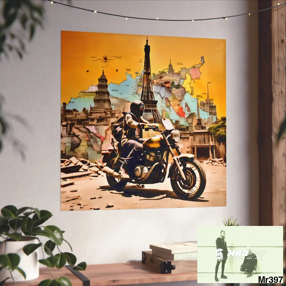 Miles and Maps 2008 - 2011 No 18 Fine Art Posters Poster