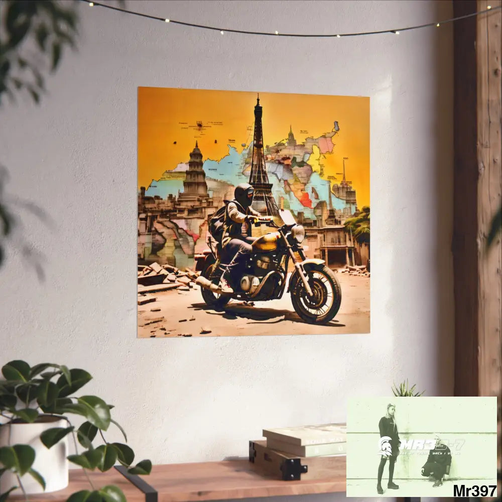 Miles and Maps 2008 - 2011 No 18 Fine Art Posters Poster