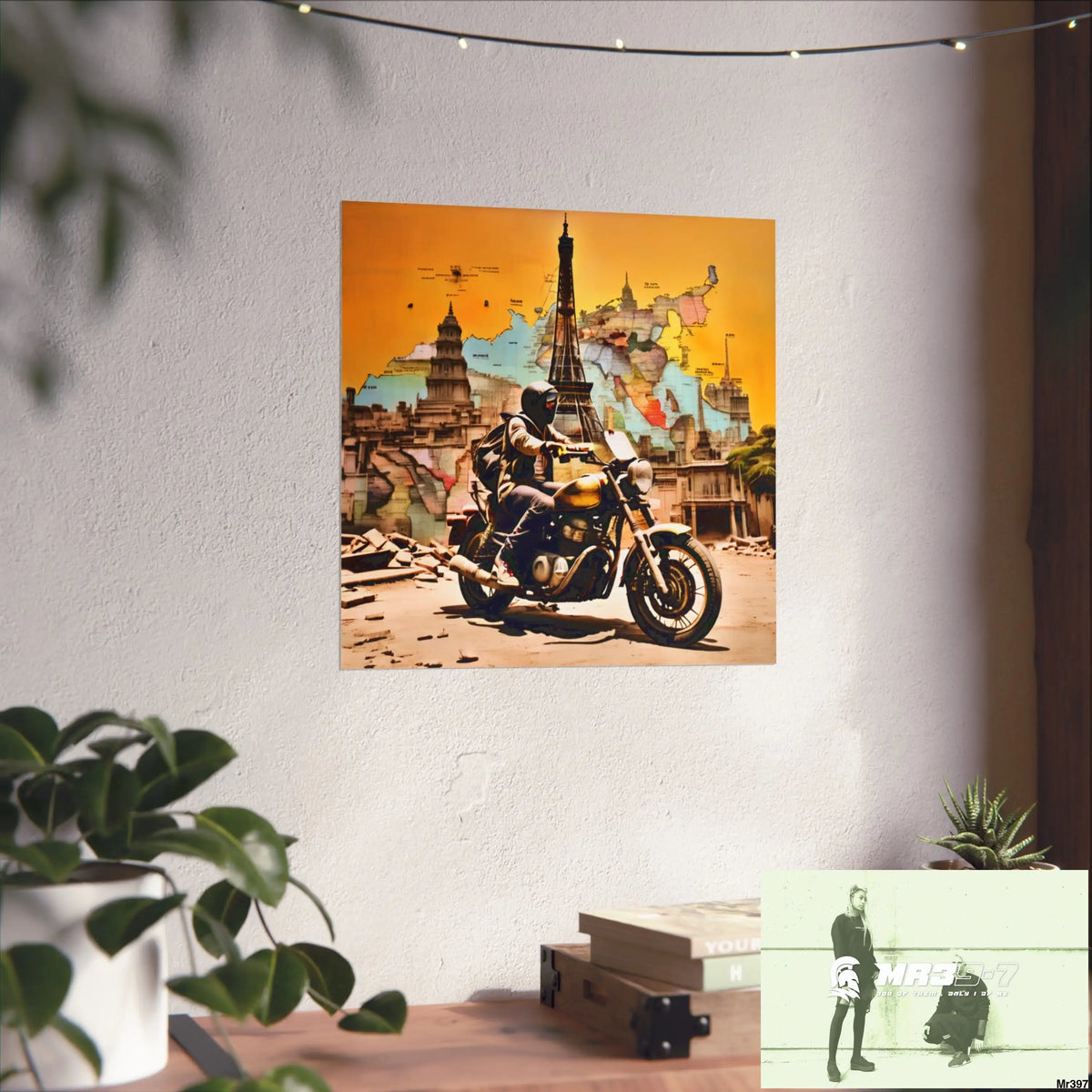 Miles and Maps 2008 - 2011 No 18 Fine Art Posters Poster