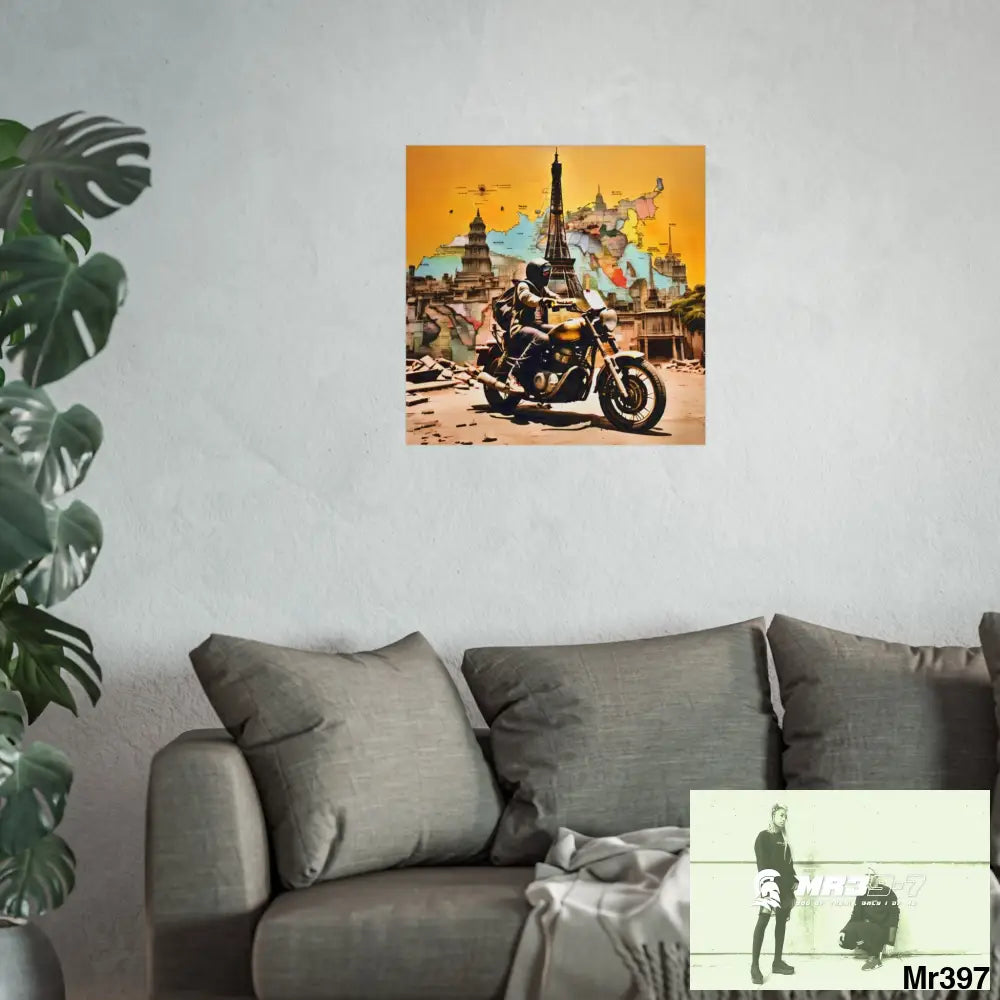 Miles and Maps 2008 - 2011 No 18 Fine Art Posters Poster