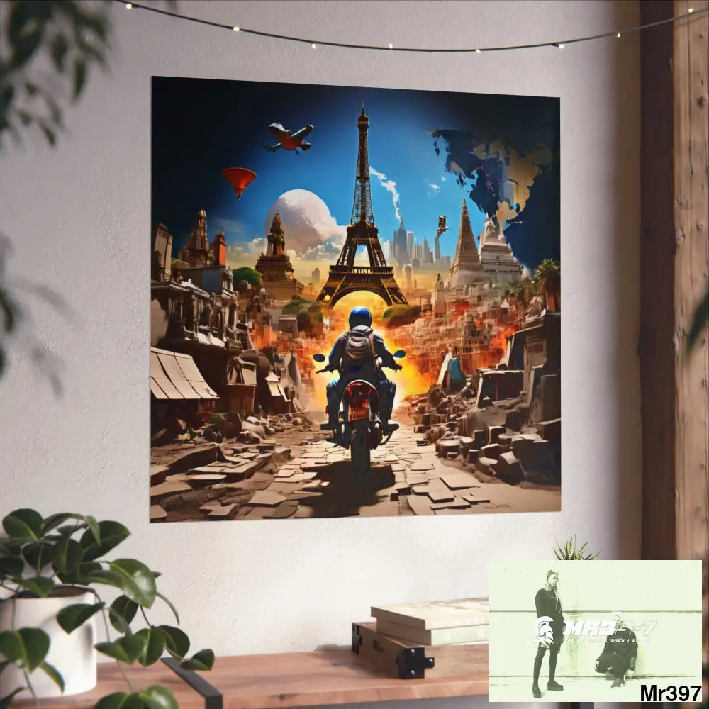 Miles and Maps 2008 - 2011 No 19 Fine Art Posters Poster