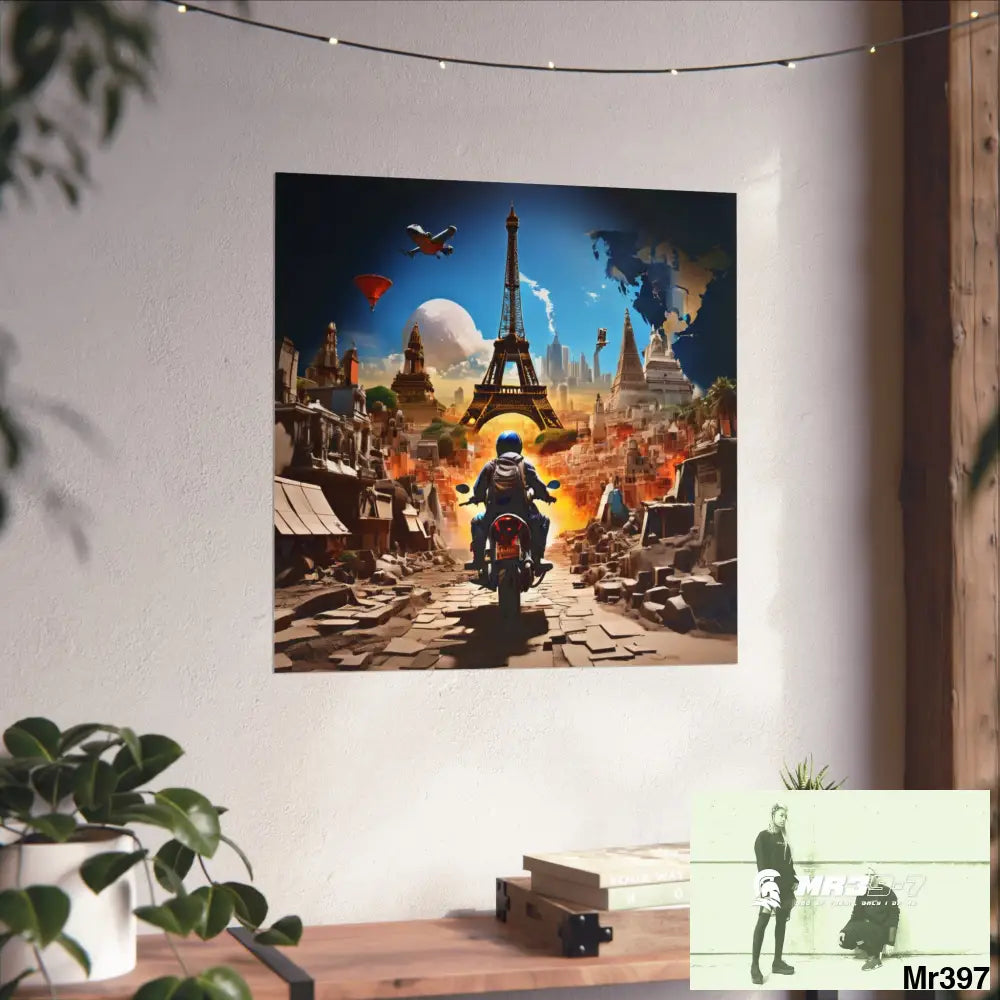 Miles and Maps 2008 - 2011 No 19 Fine Art Posters Poster