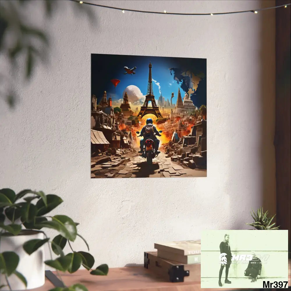 Miles and Maps 2008 - 2011 No 19 Fine Art Posters Poster