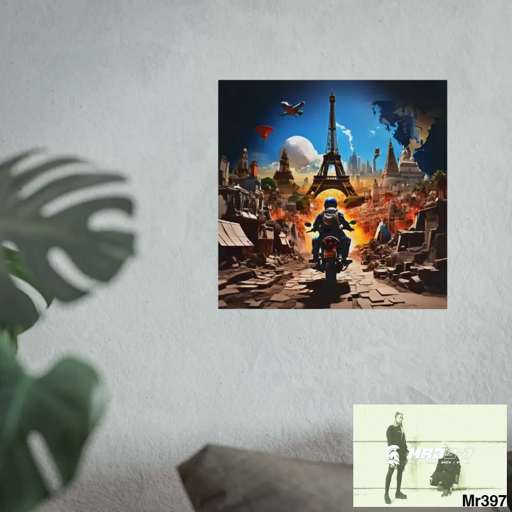 Miles and Maps 2008 - 2011 No 19 Fine Art Posters Poster