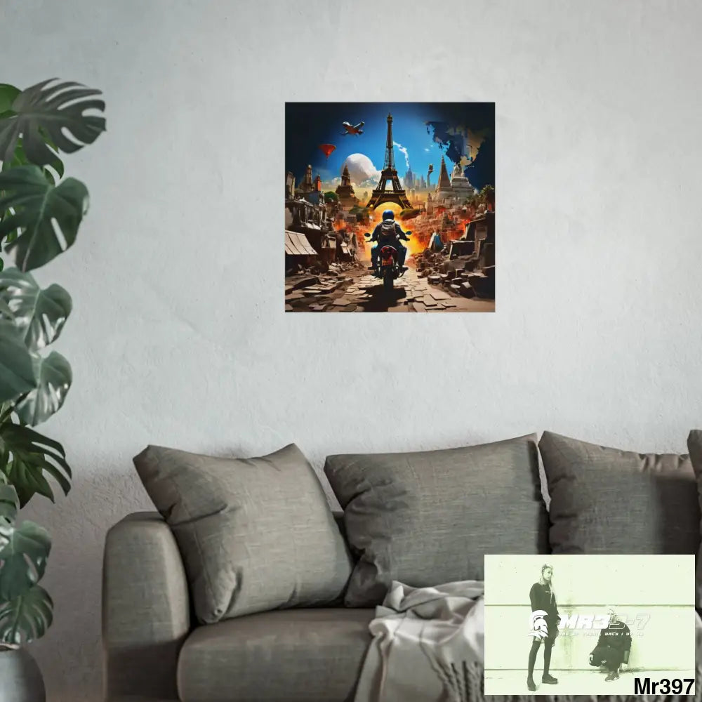 Miles and Maps 2008 - 2011 No 19 Fine Art Posters Poster