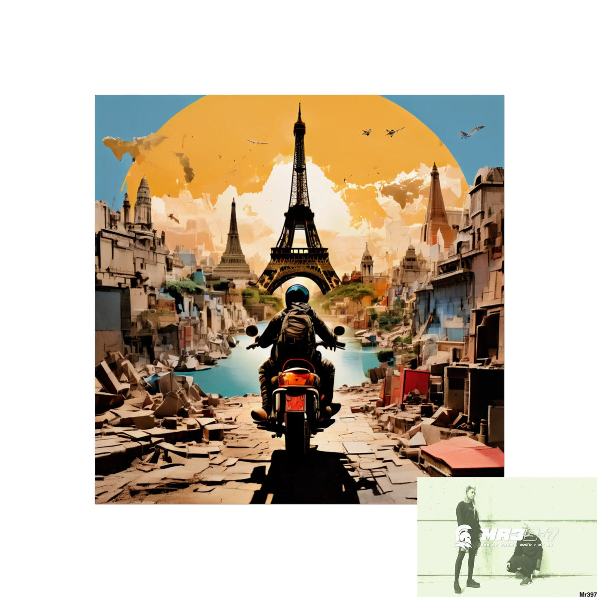 Miles and Maps 2008 - 2011 No 20 Fine Art Posters 24″ x 24″ / Matte Poster