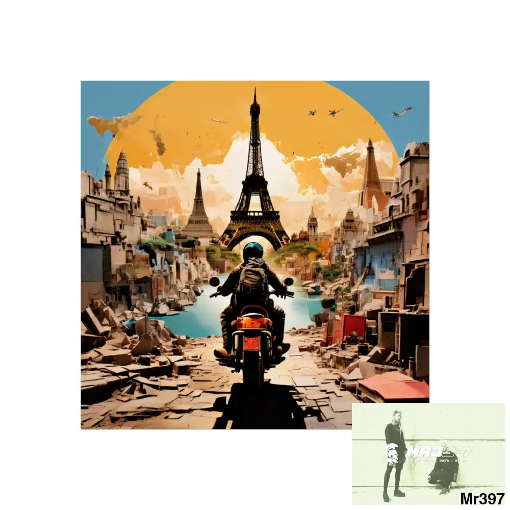 Miles and Maps 2008 - 2011 No 20 Fine Art Posters 30″ x 30″ / Matte Poster