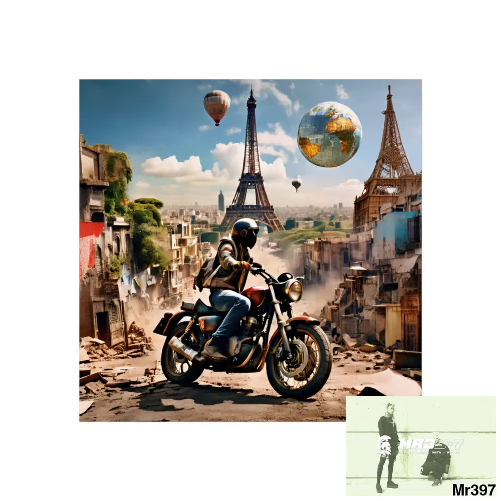 Miles and Maps 2008 - 2011 No 9 Fine Art Posters 30″ x 30″ / Matte Poster