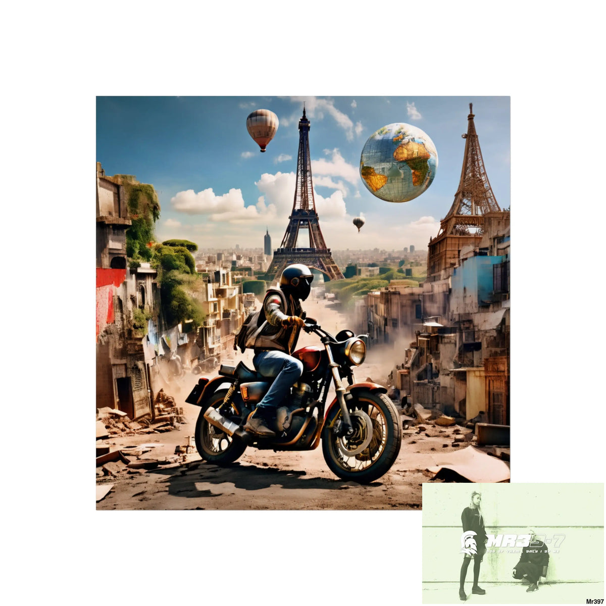 Miles and Maps 2008 - 2011 No 9 Fine Art Posters 30″ x 30″ / Matte Poster