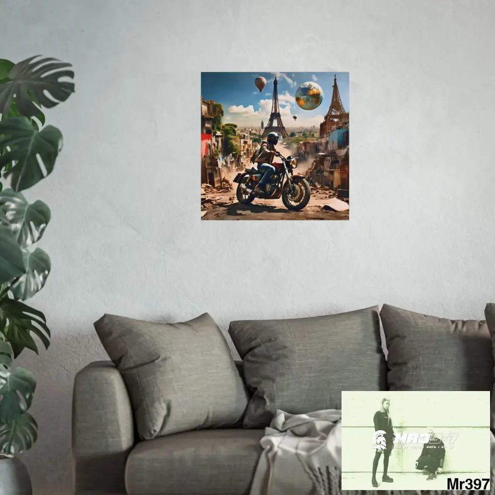 Miles and Maps 2008 - 2011 No 9 Fine Art Posters Poster