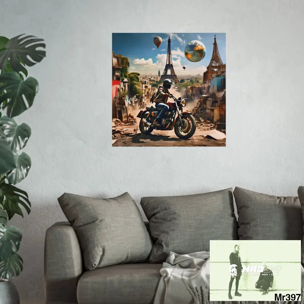 Miles and Maps 2008 - 2011 No 9 Fine Art Posters Poster