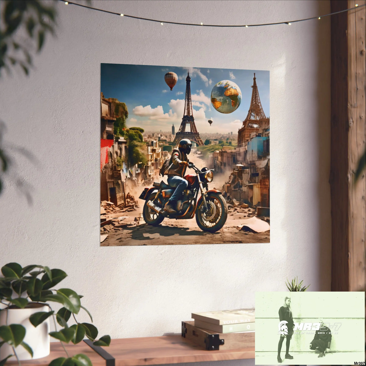 Miles and Maps 2008 - 2011 No 9 Fine Art Posters Poster