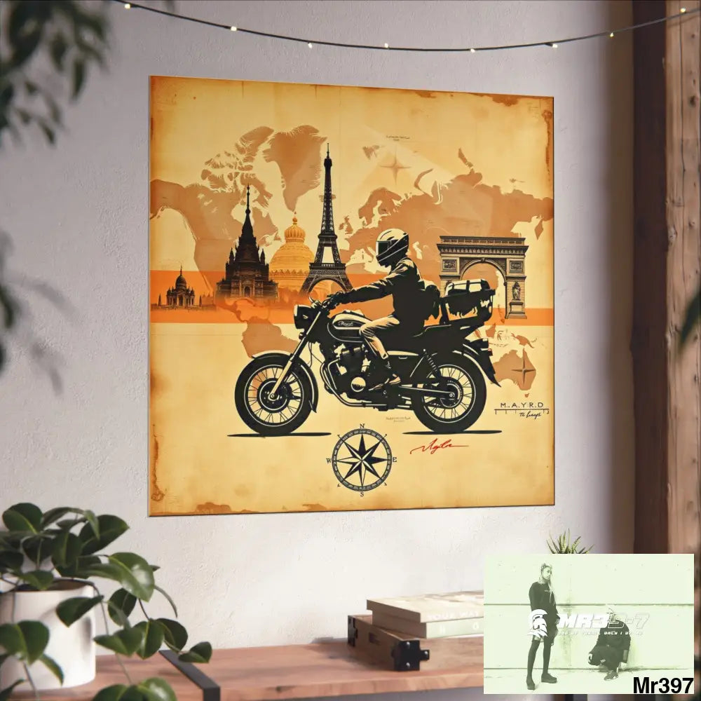 Miles and Maps 2008 - 2011 No1 Fine Art Posters Poster