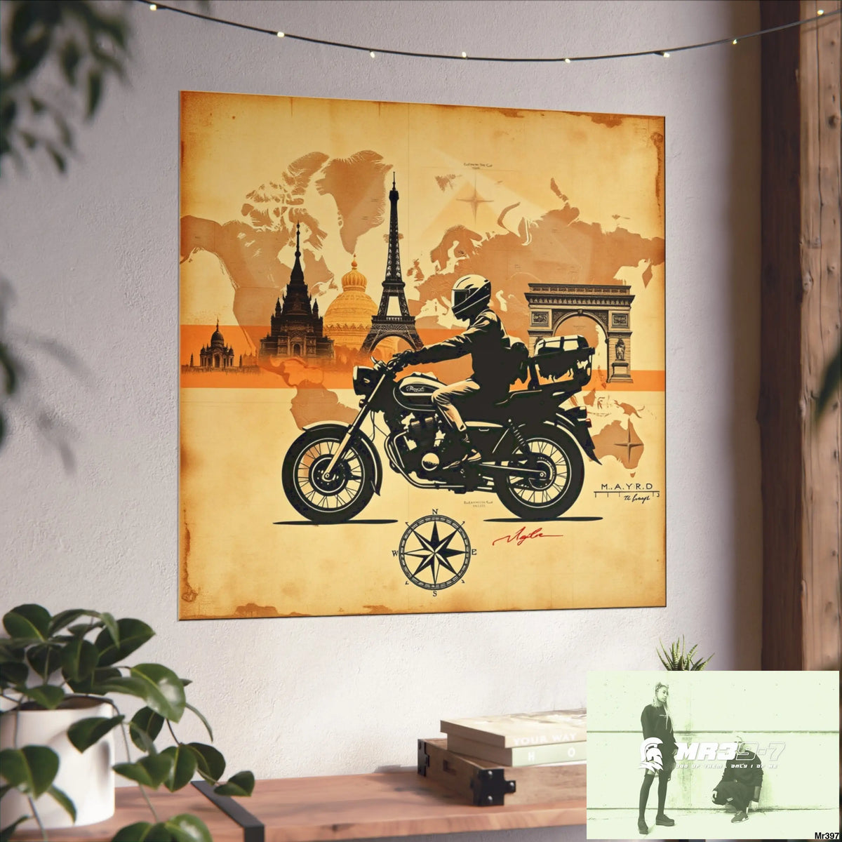 Miles and Maps 2008 - 2011 No1 Fine Art Posters Poster